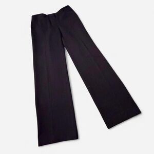 Grace Elements Women’s Black Pinstripe Wide Leg Pants, Size 4